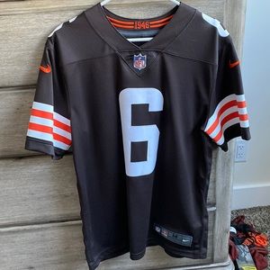 Cleveland Browns Baker Mayfield Nike Vapor Limited Player Jersey - Brown